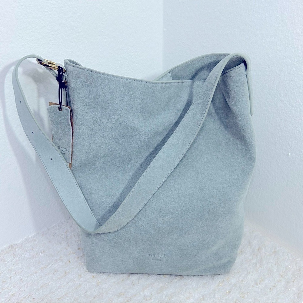 Margot‎ New York Kaye Bucket Tote Bag Genuine Leather